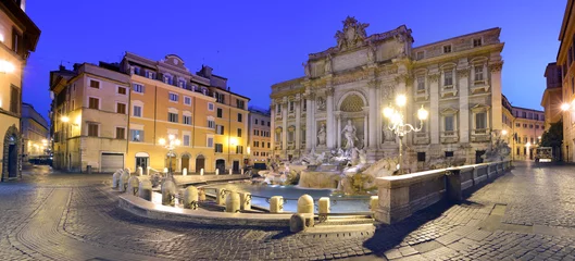 Foto auf Leinwand Trevi Fountain, Rome © fabiomax
