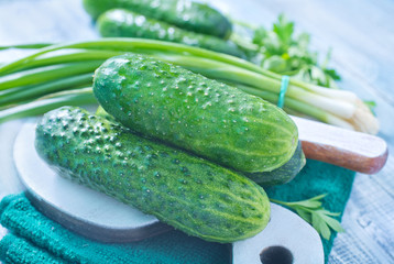 fresh cucumbers