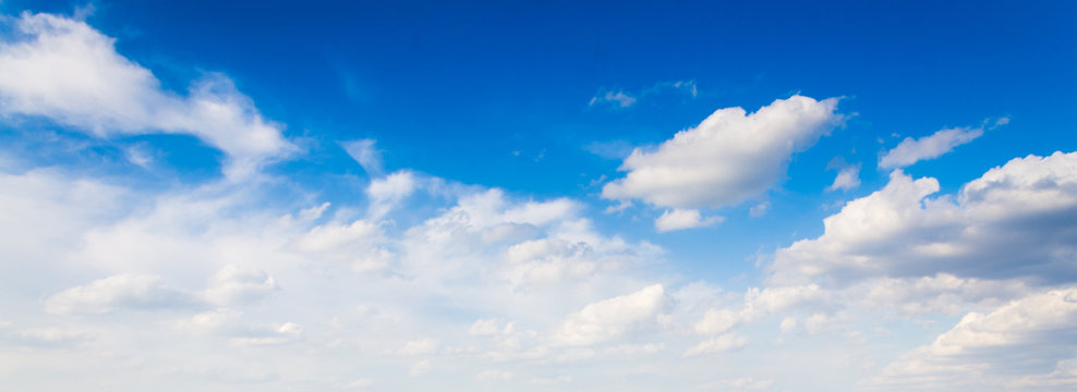 blue sky background with clouds