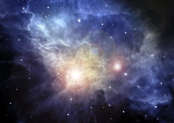 galaxy in a free space
