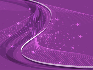 Purple Background light wave