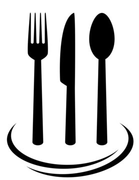 Fork knife on sale and spoon