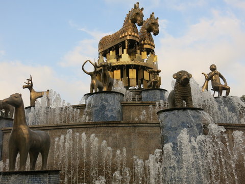 Kolchis Springbrunnen in Kutaissi