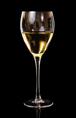 Wine, A glass of white wine