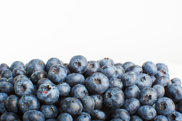 Freshly picked blueberries