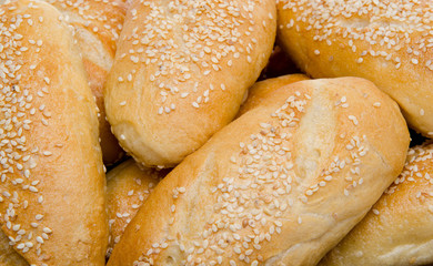 Small sesame breads