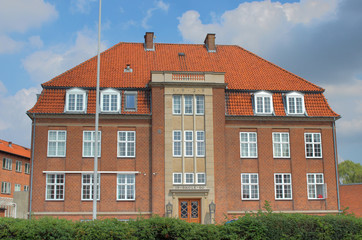 Fototapeta premium Nykøbing Skole (Schule in Nykøbing Falster)