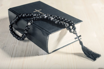 beads on bible