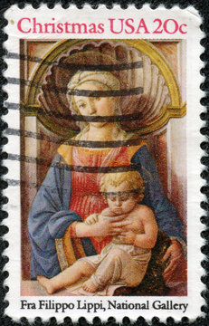 picture "Madonna and Child" by Fra Filippo Lippi