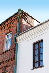 Roof top rain gutter