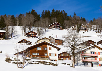 Winter in alps