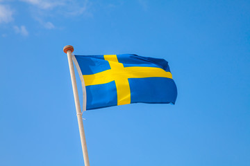 Flag in the sky
