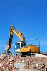 chantier de d&eacute;molition