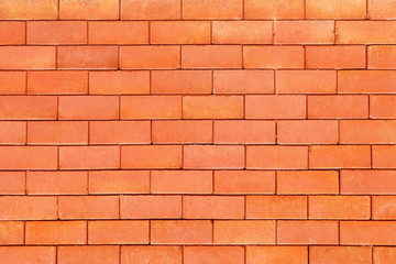 Beautiful pattern of red brick wall