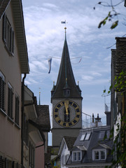 Zürich, St Peter Turm