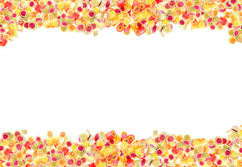 fruit candies pattern for background