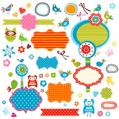 Fototapeta premium frames and birds