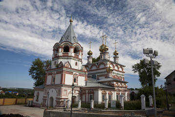 Fototapeta na wymiar Богоявленская церковь. Соликамск