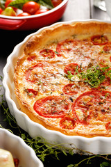 Tomato quiche