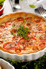 Tomato quiche