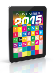 November 2015 - Calendar