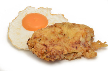 Schnitzel im Käsemantel