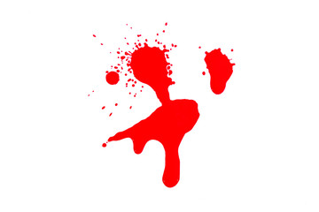 farb klecks; farben spritzer; rot, 2D