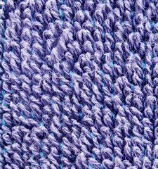Background texture of towel with violet rings of sponge