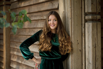 Fototapeta premium Russian beauty woman