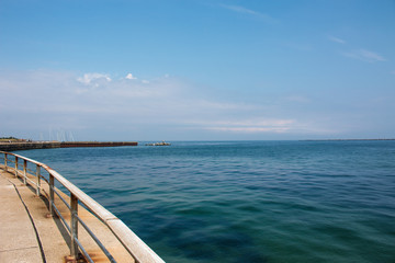 Blaue Nordsee um Helgoland