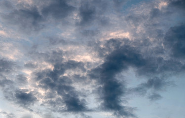 Naklejka na ściany i meble Sky and clouds background