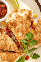 Quesadilla with vegetables.