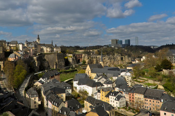 Fototapeta na wymiar Luxembourg City Old Town
