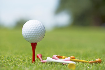 Golf ball - stock image