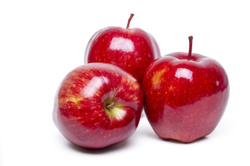 Obraz na płótnie Canvas tasty red apples