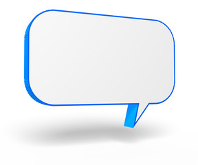 3d speech bubble