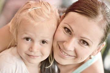 baby with daughter