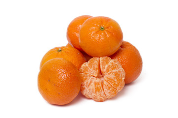 vibrant tangerines fruits 
