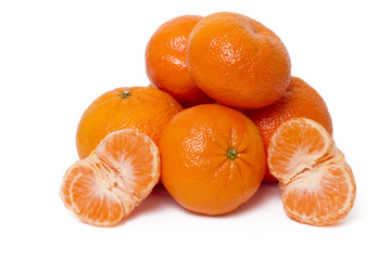 vibrant tangerines fruits 