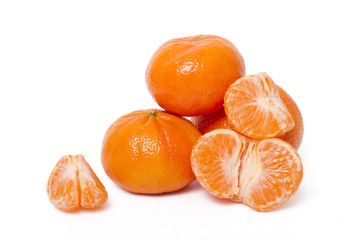 vibrant tangerines fruits 