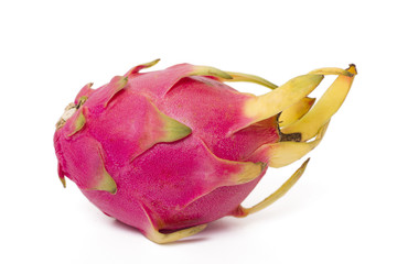  exotic dragon fruit isolated on a white background.