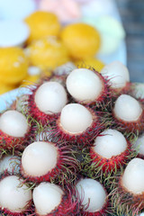 Fototapeta na wymiar Rambutan fruit.