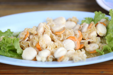 stir fried scallop with butter.