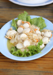 stir fried scallop with butter.