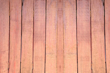 Red wooden.