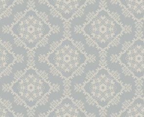 Seamless damask decorative wallpaper