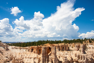 Bryce Grottos and Clouds