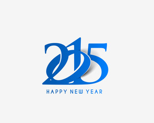 Happy new year 2015 Text Design
