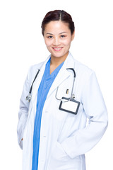 Asian medical woman doctor