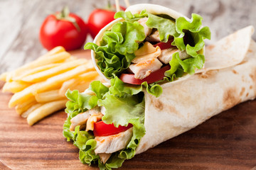 tortilla wrap, fajita © Gresei